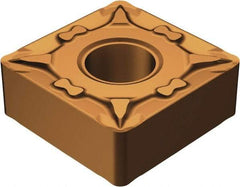 Sandvik Coromant - SNMG432 MF Grade 1125 Carbide Turning Insert - TiAlN/AlCr2O3 Finish, 90° Square, 1/2" Inscr Circle, 3/16" Thick, 1/32" Corner Radius - Benchmark Tooling