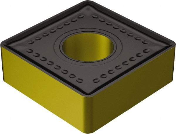 Sandvik Coromant - SNMM433 MR Grade 4335 Carbide Turning Insert - TiCN/AI2O3/TiN Finish, 90° Square, 1/2" Inscr Circle, 3/16" Thick, 3/64" Corner Radius - Benchmark Tooling