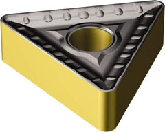 Sandvik Coromant - TNMM544 HR Grade 4325 Carbide Turning Insert - TiCN/Al2O3/TiN Finish, 60° Triangle, 5/8" Inscr Circle, 1/4" Thick, 1/16" Corner Radius - Benchmark Tooling
