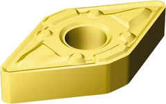 Sandvik Coromant - DNMX432 WMX Grade 2015 Carbide Turning Insert - TiCN/Al2O3/TiN Finish, 55° Diamond, 1/2" Inscr Circle, 3/16" Thick, 1/32" Corner Radius - Benchmark Tooling