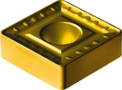 Sandvik Coromant - SNMM856 HR Grade 235 Carbide Turning Insert - TiCN/TiN Finish, 90° Square, 1" Inscr Circle, 5/16" Thick, 3/32" Corner Radius - Benchmark Tooling