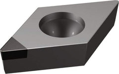 Sandvik Coromant - DCMW32.52 Grade CB20 CBN Turning Insert - Uncoated, 55° Diamond, 3/8" Inscr Circle, 5/32" Thick, 1/32" Corner Radius - Benchmark Tooling