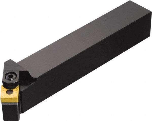 Sandvik Coromant - MSSNR/L, Left Hand Cut, 45° Lead Angle, 40mm Shank Height x 40mm Shank Width, Negative Rake Indexable Turning Toolholder - 265.99mm OAL, SNMG 25 07 24, SNMG 856 Insert Compatibility, Series T-Max P - Benchmark Tooling