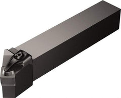 Sandvik Coromant - CSSN, Right Hand Cut, 45° Lead Angle, 1" Shank Height x 1" Shank Width, Negative Rake Indexable Turning Toolholder - 6.3276" OAL, SNGN 12 07 08 Insert Compatibility, Series T-Max - Benchmark Tooling