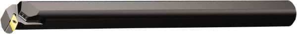 Sandvik Coromant - 33mm Min Bore Diam, 300mm OAL, 25mm Shank Diam, A..SVUBR/L..HP-D Indexable Boring Bar - VBMT 221, VBMT 11 03 04 Insert, Screw or Clamp Holding Method - Benchmark Tooling