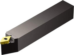 Sandvik Coromant - TR-D13NCN, Neutral Cut, 27.5° Lead Angle, 20mm Shank Height x 20mm Shank Width, Neutral Rake Indexable Turning Toolholder - 125mm OAL, TR-DC1308 Insert Compatibility, Series CoroTurn TR - Benchmark Tooling