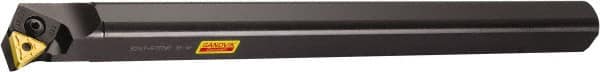 Sandvik Coromant - 50mm Min Bore Diam, 400mm OAL, 40mm Shank Diam, S..PTFNR/L-W Indexable Boring Bar - Wedge Holding Method - Benchmark Tooling