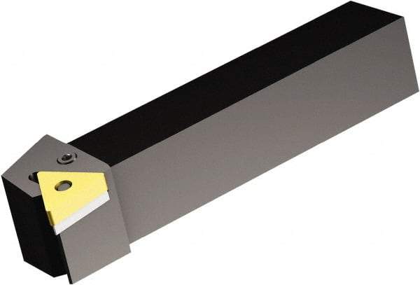 Sandvik Coromant - PTGNR/L, Right Hand Cut, -1° Lead Angle, 25mm Shank Height x 25mm Shank Width, Negative Rake Indexable Turning Toolholder - 150mm OAL, TNMG 11 03 04, TNMG 221 Insert Compatibility, Series T-Max P - Benchmark Tooling