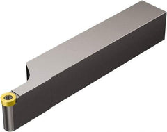 Sandvik Coromant - SRDC, Right Hand Cut, 20mm Shank Height x 20mm Shank Width, Neutral Rake Indexable Turning Toolholder - 125mm OAL, RCMT 06 02 M0 Insert Compatibility, Series CoroTurn 107 - Benchmark Tooling