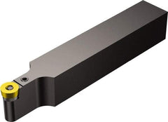 Sandvik Coromant - PRDC, Neutral Cut, 32mm Shank Height x 25mm Shank Width, Neutral Rake Indexable Turning Toolholder - 170mm OAL, RCMX 16 06 00 Insert Compatibility, Series T-Max P - Benchmark Tooling