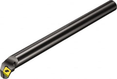 Sandvik Coromant - 14.2mm Min Bore Diam, 152.4mm OAL, 9.53mm Shank Diam, A..SDUPR/L -R Indexable Boring Bar - DPMT 2(1.5)1, DPMT 07 02 04 Insert, Screw or Clamp Holding Method - Benchmark Tooling