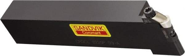 Sandvik Coromant - CRDC, Right Hand Cut, 32mm Shank Height x 25mm Shank Width, Neutral Rake Indexable Turning Toolholder - 170mm OAL, RCGX 12 07 00 Insert Compatibility, Series T-Max - Benchmark Tooling