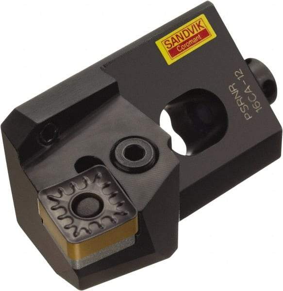 Sandvik Coromant - Series T-Max P Cartridge for Turning, Right Hand, PSRN Toolholder Compatibility, SNMG 150612 Insert Compatibility, Indexable Turning Cartridge - Lever Holding Method, 70mm OAL x 25mm OAW x 20mm OAH - Benchmark Tooling