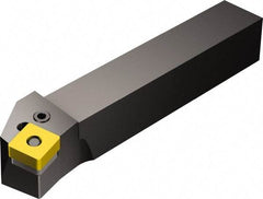 Sandvik Coromant - PSKNR/L, Left Hand Cut, 15° Lead Angle, 40mm Shank Height x 40mm Shank Width, Negative Rake Indexable Turning Toolholder - 254.6mm OAL, SNMG 19 06 12, SNMG 643 Insert Compatibility, Series T-Max P - Benchmark Tooling