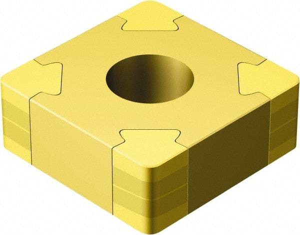 Sandvik Coromant - SNGA433 Grade 7525 CBN Turning Insert - 90° Square, 1/2" Inscr Circle, 3/16" Thick, 3/64" Corner Radius - Benchmark Tooling