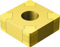 Sandvik Coromant - SNGA433 Grade 7525 CBN Turning Insert - 90° Square, 1/2" Inscr Circle, 3/16" Thick, 3/64" Corner Radius - Benchmark Tooling