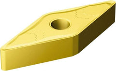 Sandvik Coromant - VNMG333 MMC Grade 2025 Carbide Turning Insert - TiCN/Al2O3/TiN Finish, 35° Diamond, 3/8" Inscr Circle, 3/16" Thick, 3/64" Corner Radius - Benchmark Tooling