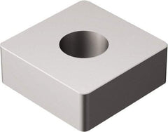 Sandvik Coromant - SNGA433 Grade 6190 Ceramic Turning Insert - Uncoated, 90° Square, 1/2" Inscr Circle, 3/16" Thick, 3/64" Corner Radius - Benchmark Tooling