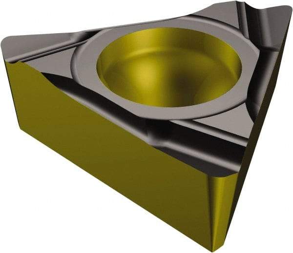 Sandvik Coromant - TCGX1.81.51 WK Grade 1515 Carbide Turning Insert - TiCN/Al2O3/TiN Finish, 60° Triangle, 7/32" Inscr Circle, 3/32" Thick, 1/64" Corner Radius - Benchmark Tooling