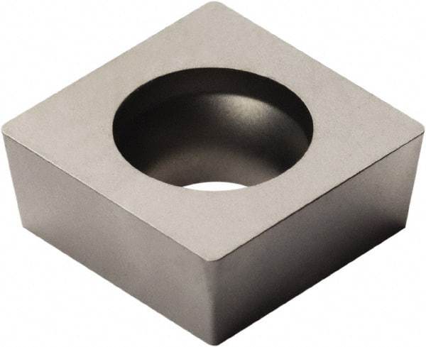 Sandvik Coromant - SCMW432 Grade H13A Carbide Turning Insert - Uncoated, 90° Square, 1/2" Inscr Circle, 3/16" Thick, 1/32" Corner Radius - Benchmark Tooling