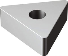 Sandvik Coromant - TNGA332 Grade 6190 Ceramic Turning Insert - Uncoated, 60° Triangle, 3/8" Inscr Circle, 3/16" Thick, 1/32" Corner Radius - Benchmark Tooling