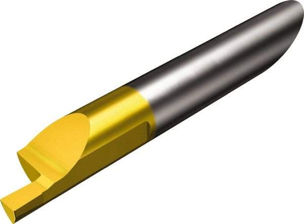 Sandvik Coromant - 2.95mm Groove Width, 4.2mm Min Hole Diam, 2mm Max Hole Depth, Grooving Tool - 18mm Projection, 42.5mm OAL, Solid Carbide, TiAlN+TiN Finish - Exact Industrial Supply