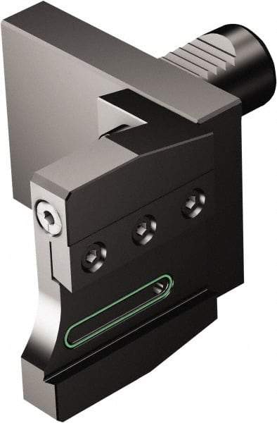 Sandvik Coromant - 25;21L System Size, Modular Tool Holding System Adapter - 80mm Projection, 128mm OAL, Through Coolant - Exact Industrial Supply