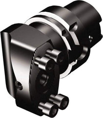 Sandvik Coromant - 70 System Size, HSK63 Taper, Modular Tool Holding System Adapter - 87.25mm Projection, 119.15mm OAL, Through Coolant - Exact Industrial Supply