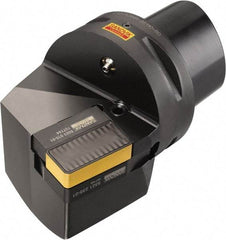 Sandvik Coromant - Left Hand Cut, Size C10, LNMX 50 14 32 Insert Compatiblity, External Modular Turning & Profiling Cutting Unit Head - 35mm Ctr to Cutting Edge, 110mm Head Length, Through Coolant, Series T-Max P - Benchmark Tooling