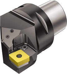 Sandvik Coromant - Right Hand Cut, Size C6, CNMG 19 06 12 & CNMG 643 Insert Compatiblity, External Modular Turning & Profiling Cutting Unit Head - 35mm Ctr to Cutting Edge, 65mm Head Length, Through Coolant, Series T-Max P - Benchmark Tooling