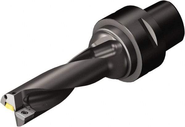 Sandvik Coromant - 53mm Max Drill Depth, 3xD, 17.5mm Diam, Indexable Insert Drill - C5 Coromant Shank - Benchmark Tooling