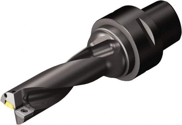 Sandvik Coromant - 66.67mm Max Drill Depth, 3xD, 22.23mm Diam, Indexable Insert Drill - C5 Coromant Shank - Benchmark Tooling