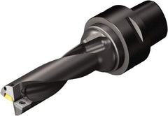 Sandvik Coromant - 66.67mm Max Drill Depth, 3xD, 22.23mm Diam, Indexable Insert Drill - C5 Coromant Shank - Benchmark Tooling