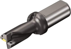 Sandvik Coromant - 82mm Max Drill Depth, 2xD, 41mm Diam, Indexable Insert Drill - 40mm Shank Diam, 40 Cylindrical Shank - Benchmark Tooling