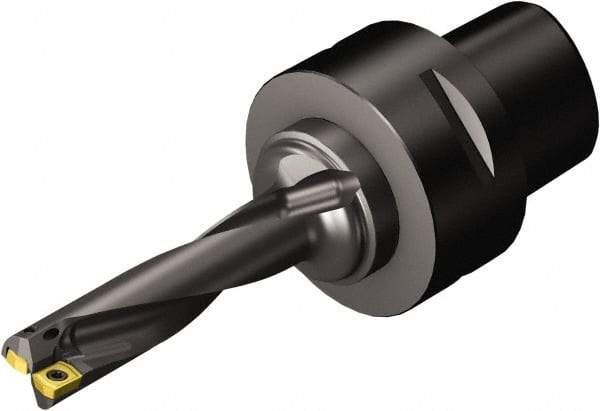 Sandvik Coromant - 54mm Max Drill Depth, 4xD, 13.5mm Diam, Indexable Insert Drill - C4 Coromant Shank - Benchmark Tooling