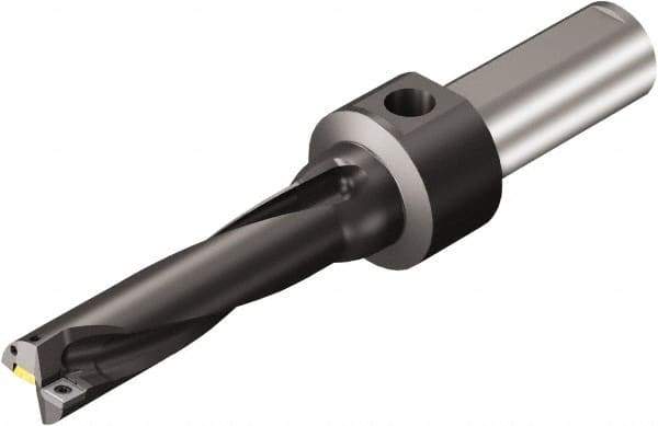 Sandvik Coromant - 158.7mm Max Drill Depth, 4xD, 39.67mm Diam, Indexable Insert Drill - 38.1mm Shank Diam, 1.5 Cylindrical Shank - Benchmark Tooling