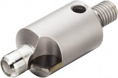 Sandvik Coromant - 1 Flute Polycrystalline Diamond Countersink - Uncoated, 37mm OAL, Right Hand Cut - Benchmark Tooling