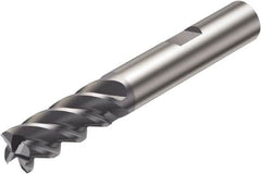 Sandvik Coromant - 10mm, 4 Flute, Solid Carbide, Corner Radius End Mill - 72mm OAL, 45° Helix, Right Hand Flute, 22mm LOC, Right Hand Cut - Benchmark Tooling