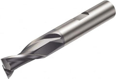 Sandvik Coromant - 4mm, 2 Flute, Solid Carbide, Corner Radius End Mill - 57mm OAL, 30° Helix, Right Hand Flute, 14.5mm LOC, Right Hand Cut - Benchmark Tooling