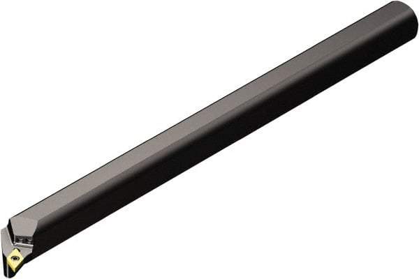 Sandvik Coromant - 32mm Min Bore Diam, 300mm OAL, 25mm Shank Diam, A..SDQCR/L..HP Indexable Boring Bar - DCMT 3(2.5)2, DCMT 11 T3 08 Insert, Screw or Clamp Holding Method - Benchmark Tooling