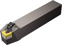 Sandvik Coromant - DCBNR/L, Left Hand Cut, 15° Lead Angle, 20mm Shank Height x 20mm Shank Width, Negative Rake Indexable Turning Toolholder - 125mm OAL, CNMG 12 04 08, CNMG 432 Insert Compatibility, Series T-Max P - Benchmark Tooling