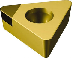 Sandvik Coromant - TCGW1.21.21 Grade 7015 CBN Turning Insert - TiN Finish, 60° Triangle, 5/32" Inscr Circle, 5/64" Thick, 1/64" Corner Radius - Benchmark Tooling