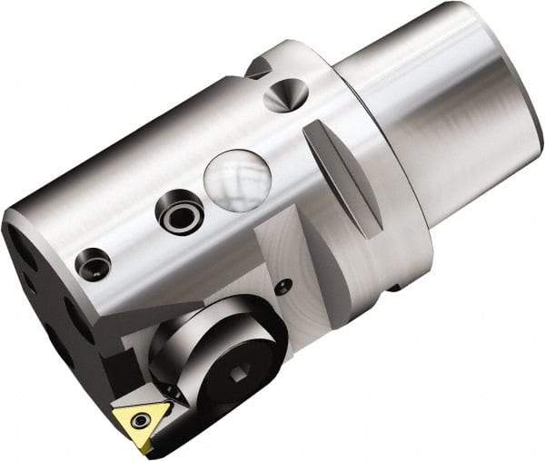 Sandvik Coromant - Right Hand Cut, 77.35mm Min Bore Diam, Size C6 Steel Modular Boring Cutting Unit Head - 3.0709" Max Bore Depth, Through Coolant, Compatible with TCMT 221, TCMT 11 03 04 - Benchmark Tooling