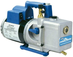 OTC - 6 CFM Automotive Vacuum Pump - 20 µ, 15 oz Oil Capacity, 2 Stages, 1/2 hp, 115 Volt - Benchmark Tooling