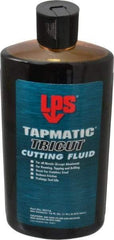 LPS - Tapmatic TriCut, 16 oz Bottle Cutting & Tapping Fluid - Semisynthetic, For Boring, Broaching, Drawing, Drilling, Engraving, Facing, Milling, Reaming, Sawing, Stamping, Tapping, Threading, Turning - Benchmark Tooling