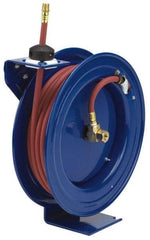 CoxReels - 35' Spring Retractable Hose Reel - 300 psi, Hose Included - Benchmark Tooling