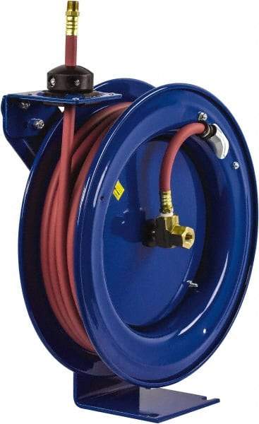 CoxReels - 25' Spring Retractable Hose Reel - 250 psi, Hose Included - Benchmark Tooling