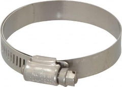 IDEAL TRIDON - SAE Size 32, 1-9/16 to 2-1/2" Diam, Stainless Steel Lined Worm Drive Clamp - Material Grade 316 - Benchmark Tooling