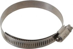 IDEAL TRIDON - SAE Size 40, 2-1/16 to 3" Diam, Stainless Steel Lined Worm Drive Clamp - Material Grade 316 - Benchmark Tooling