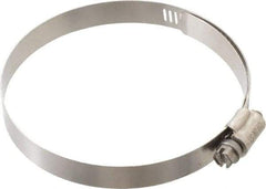 IDEAL TRIDON - SAE Size 52, 2-13/16 to 3-3/4" Diam, Stainless Steel Lined Worm Drive Clamp - Material Grade 316 - Benchmark Tooling